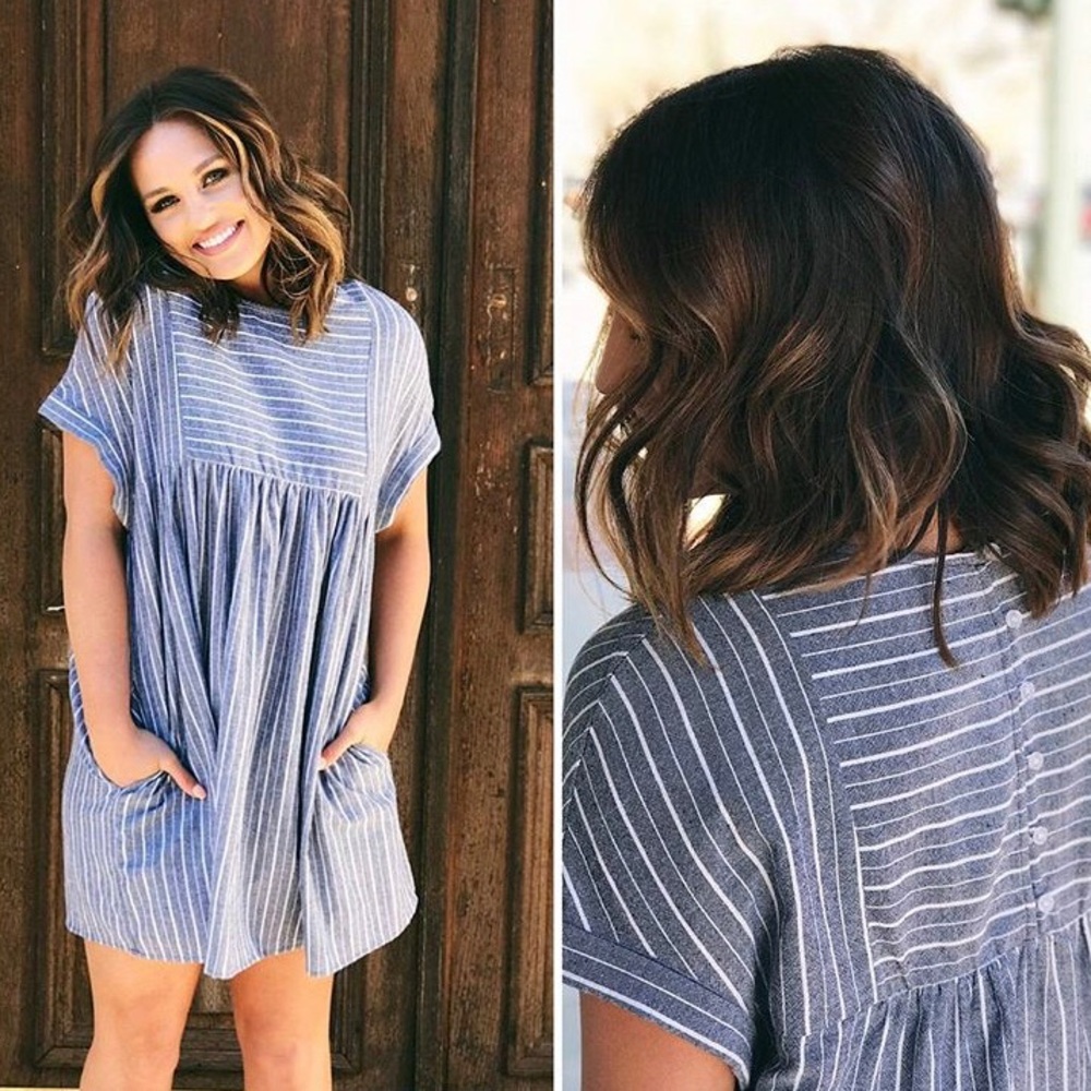 Along The Shore Striped Dress - Dress Up Boutique